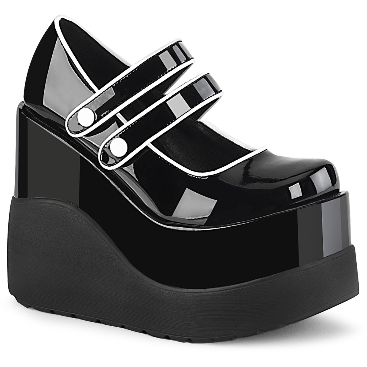 5" Tiered Platform Maryjane Pleaser Demonia VOID37/B Main image