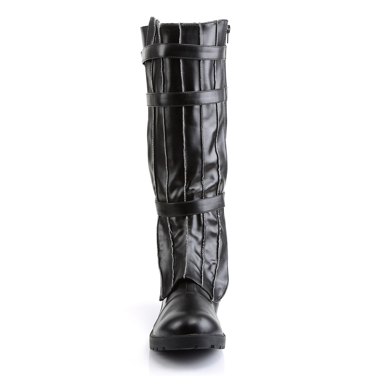 Pleaser Funtasma Full Inner Side Zipper Super Hero Strappy Knee High Boots Shoes WALKER/130 Secondary image