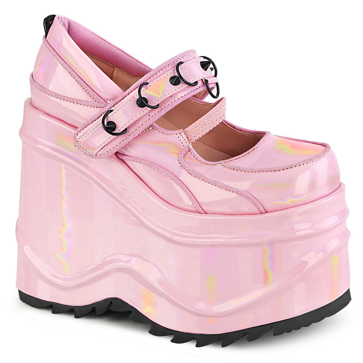 6" Wedge PF Maryjane Pleaser Demonia WAVE/48 Main image