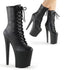 Sexy Platform Stiletto Mid Calf Lace Up Spike High Heel Boots Shoes Pleaser Pleaser XTREME/1020