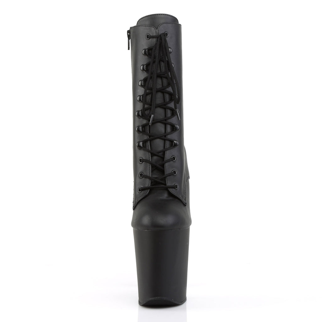 Sexy Platform Stiletto Mid Calf Lace Up Spike High Heel Boots Shoes Pleaser Pleaser XTREME/1020