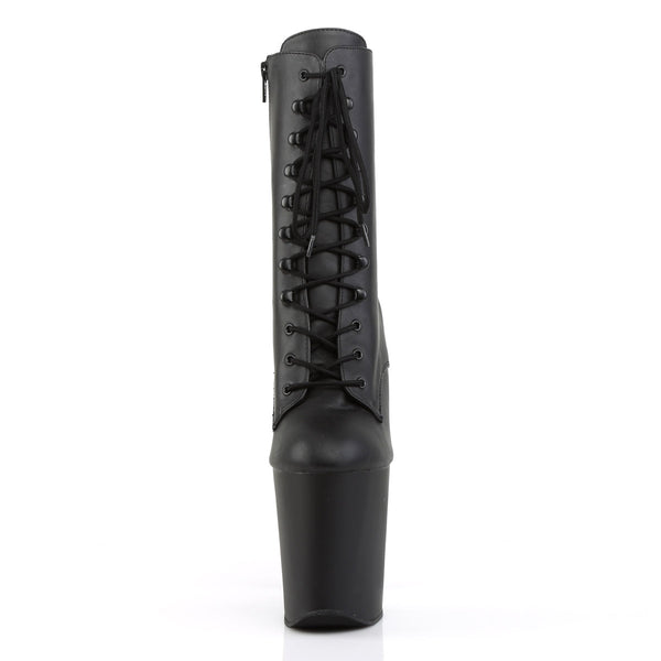 Sexy Platform Stiletto Mid Calf Lace Up Spike High Heel Boots Shoes Pleaser Pleaser XTREME/1020