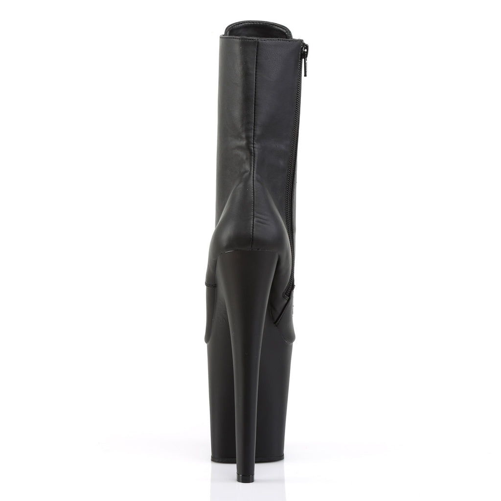 Sexy Platform Stiletto Mid Calf Lace Up Spike High Heel Boots Shoes Pleaser Pleaser XTREME/1020