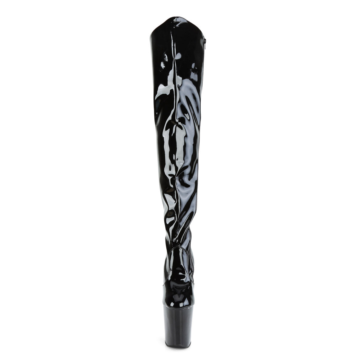 Pleaser Xtreme-3010 Women's Sexy Platform Stiletto Thigh High Zipper Heel Boots Secondary image