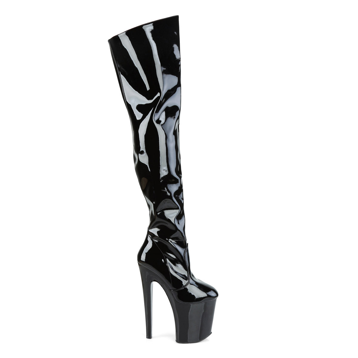 Sexy Platform Stiletto Thigh High Zipper Side High Heel Boots Shoes Pleaser Pleaser XTREME/3010