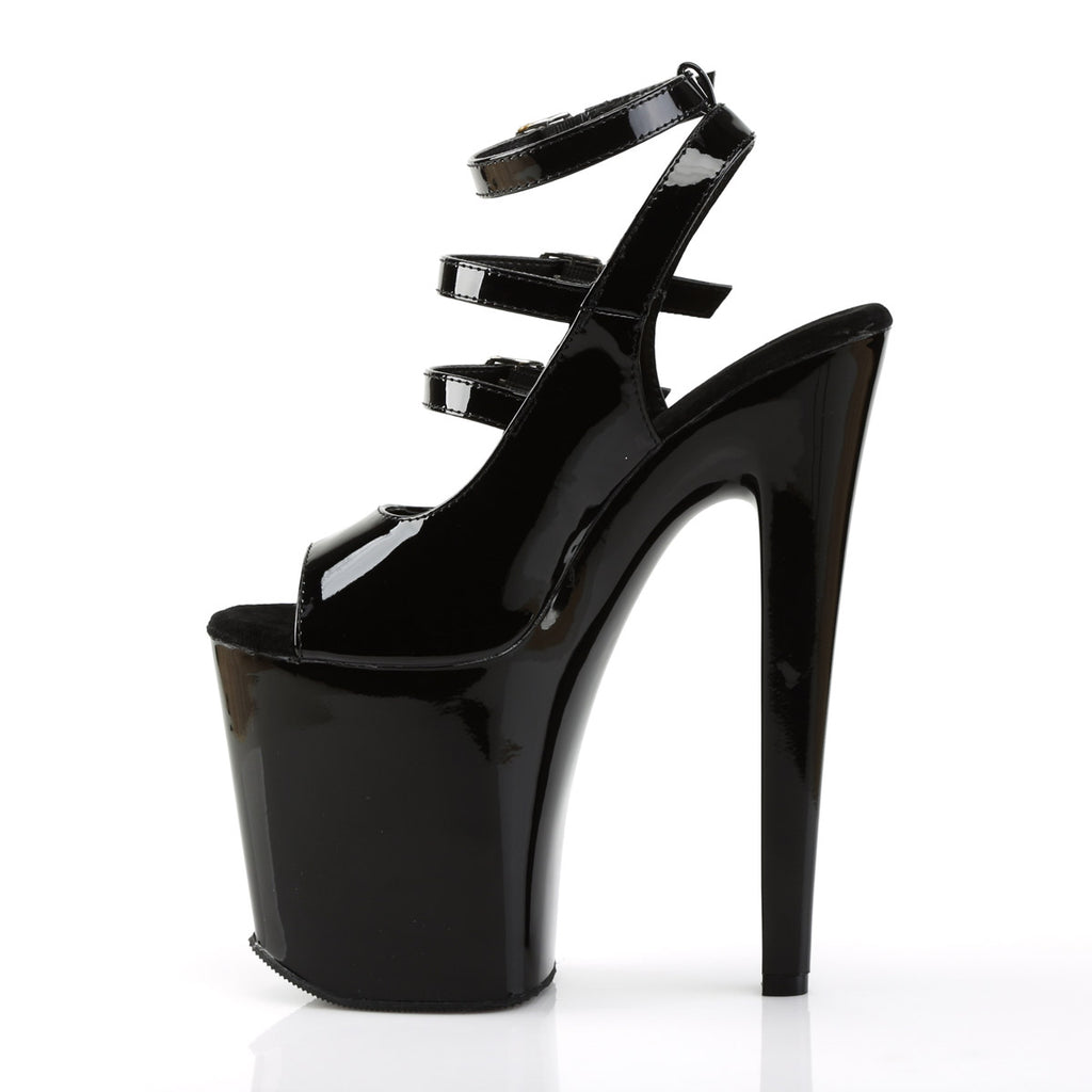 Peep Toe Mary Jane Slingback Pump Platform Stiletto High Heels Shoes Pleaser Pleaser XTREME/873